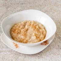 Homemade Rice Pudding · Sweetened creamy rice.