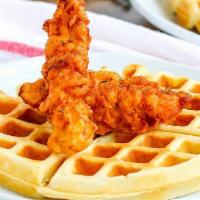 Waffle and 3 Wings · 1 Waffle 3 Whole Wings