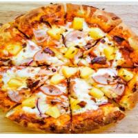Hawaiian Pizza · Pineapple and imported ham.