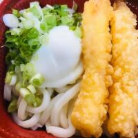 58. Udon with Shrimp Tempura · 