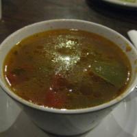 Albondigas Soup · Meatball soup.