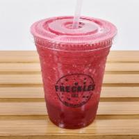 One Love Smoothie · Beet, pineapple, ginger, spinach, and pineapple juice. Vegetarian.