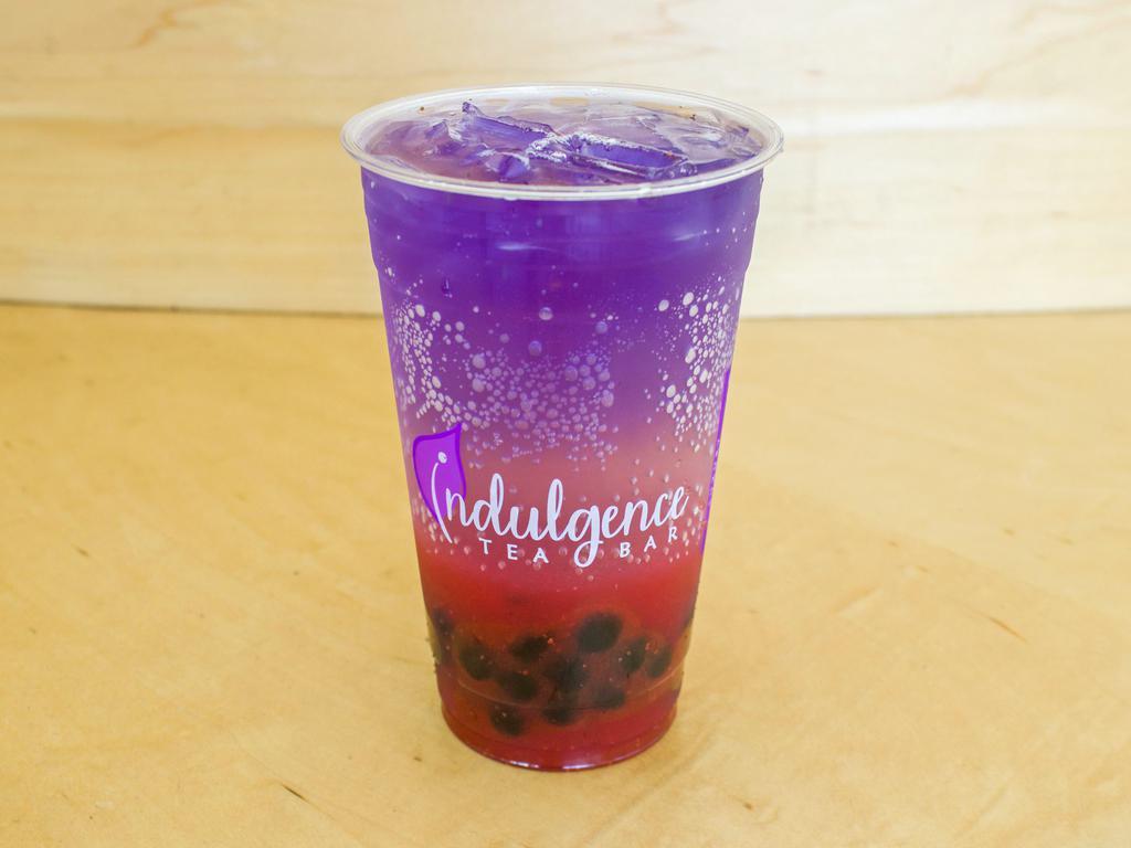 Sparkling Berry Mocktail · Sparkling strawberry fusion. No caffeine.