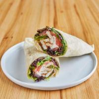 Chicken Cutlet Wrap  · Chicken cutlet, feta cheese, lettuce, tomatoes and Greek dressing.