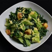 The Miso Salad · Kale Caesar, romaine, kale, house croutons, and vegetarian Caesar dressing. Add a turkey bur...