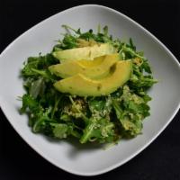 The Marathoner Salad  · Quinoa, avocado, and arugula with a lemon vinaigrette. Add a salmon burger for an additional...