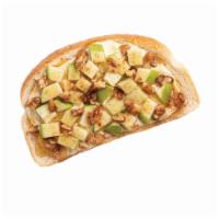 Apple & Brie Toast · Layers of fall flavors! Fresh apple, brie, walnuts, cinnamon, and honey make up this one-of-...