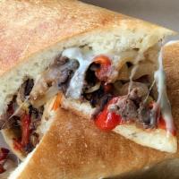 Steak and Cheese · seared wagyu roast beef, provolone, aioli, artisan roll