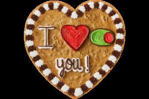 I Heart Olive You Cookie Cake · 