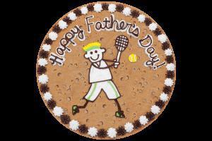 Happy Father's Day Tennis Cookie Cake · 