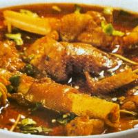 MUTTON PAYA WITH NAAN · IS A STEW LIKE RICH SPICY RUNNY CURRY THAT IS COOKED WITH MUTTON TROTTERS WITH SPECIAL BLEND...