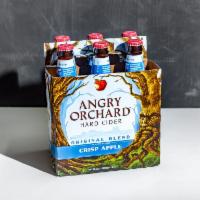6 Pack of 12 oz. Bottled Angry Orchard Cider  (5.0% ABV) · Must be 21 to purchase. 6pk-12oz bottle cider (5.0% ABV).