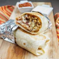 Burrito Campechano  · Unique in the burrito world for combining several meats. The burrito Campechano is a can't-m...