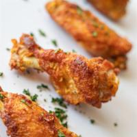 A4. Fried Chicken Wing · Cooked wing of a chicken coated in sauce or seasoning.