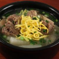 A30. Kalbi Tang · Beef broth with premium short ribs and vermicelli noodles.