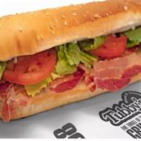 BLT Sub · Bacon, lettuce and tomatoes.