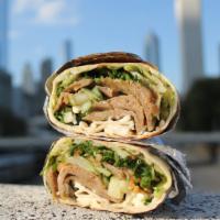 Create Your Own Wrap · Choice of protein, toppings and a sauce.