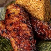 Jollof Rice and Turkey Wings (2 pcs) · 