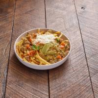 Chile Verde Fries · Fries smothered with chile Verde, melted Jack cheese, guacamole, pico de gallo, and sour cre...