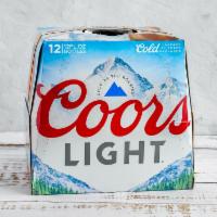 Coors Light 12 pk - 12oz can · Must be 21 to purchase.