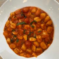Gnocchi Di Mamma · Parmigiano reggiano, basil, fresh cherry tomato sauce