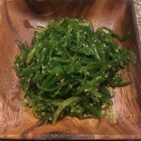 Seaweed Salad · Marinated seaweed with sesame and light chili.