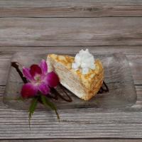 Vanilla Crepe Cake  · Japanese mille crepe cake with vanilla filling
