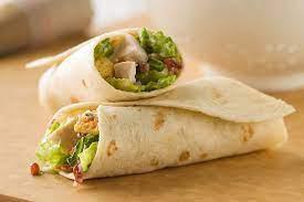 Chicken Caesar Wrap · Romaine lettuce, Caesar dressing, Parmesan cheese and grilled chicken.