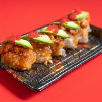 Spicy Bite · 6 pieces crunchy rice. Topping spicy tuna and sliced avocado.