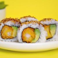 Shrimp Tempura Roll · Shrimp tempura and avocado with eel sauce