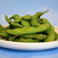 Edamame · Salted and steamed soybeans