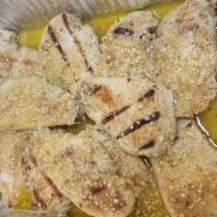 Greek Garlic Lemon Chicken Breast Tray · 