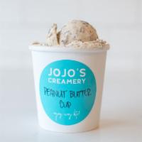 Peanut Butter Cup Ice Cream (GF) · Peanut butter, honeycomb and bittersweet chocolate. Gluten free. Contains peanuts.