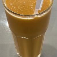 119. Mango Lassi · Special Indian drink made with yogurt and mango pulp.