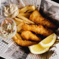 Cod and Shrimp Combo · 2 piece cod and 3 piece shrimp. Steak cut french fries, homemade tartar sauce and coleslaw i...