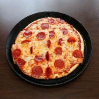 Thin Crust Meat Lovers Pizza · Pepperoni, sausage, ground beef, bacon and ham. 