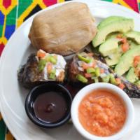 Kenkey with Fish · Choice of fried or grilled fish.