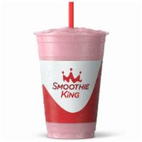 Strawberry Lean 1 Smoothie · Strawberries and lean1 protein. Blended to replace a meal.