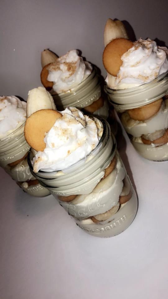 Cheesecake Jars · 16oz Cheesecake Jars with created flavors based on the freshest seasonal products, customer's requests and sometimes just fun new ideas is what keeps our flavors list growing. 