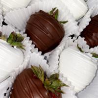 Chocolate Strawberry · White or Milk Chocolate Strawberries