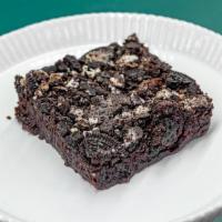 Vegan and Gluten-Free Oreo Brownie · 
