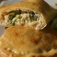 Chicken and Broccoli Calzone · Grilled chicken and fresh broccoli.