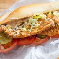 Fish Filet Sub · Haddock filet fried golden brown, served with your choice of fresh toppings.