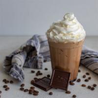 Mocha (16oz) · espresso in steamed or iced milk with white or dark chocolate