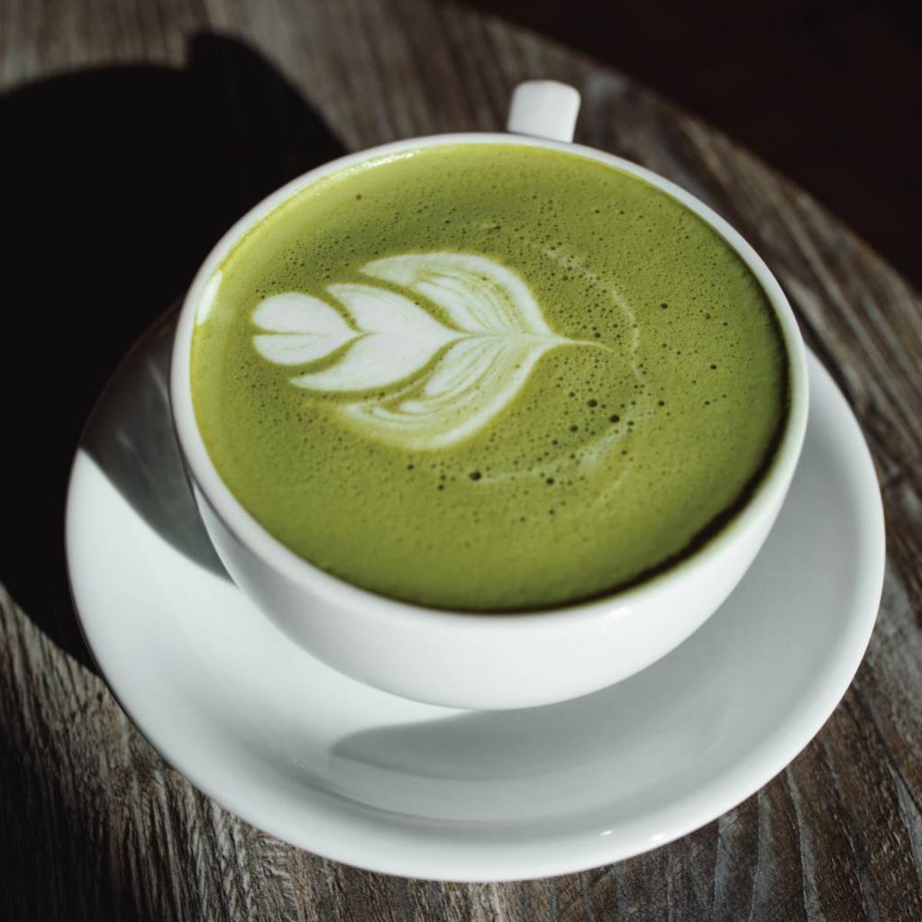 Matcha Latte · Delicious green matcha latte
