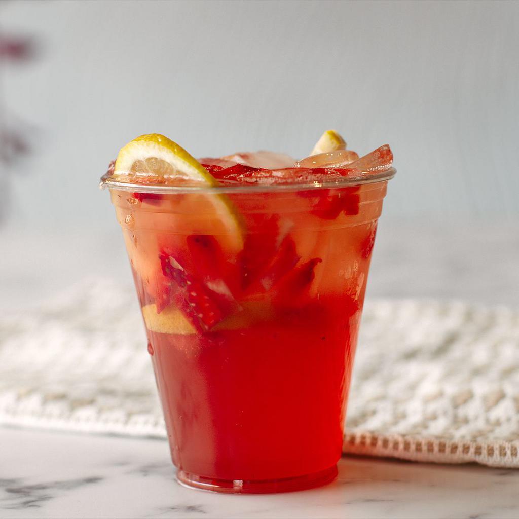 Strawberry Lemonade · Fresh-squeezed sparkling strawberry lemonade