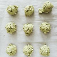 Pistachio Cookie · Additions: White chocolate chips
Base: Pistachio