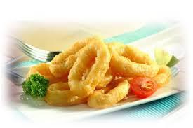 squid tempura · Battered and fried. 