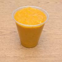 Fresh Mango Juice · Our signature fresh blended mango.