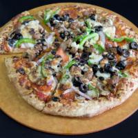 Combo Pizza · Traditional hand tossed pizza. Homemade tomato sauce, pepperoni, mozzarella cheese, mushroom...
